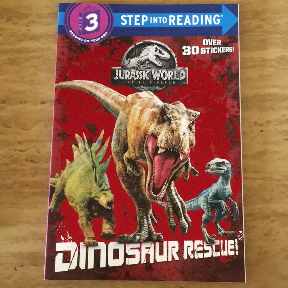 COPY - 🐊 3/$12 Jurassic World Dinosaur Rescue! Paperback
